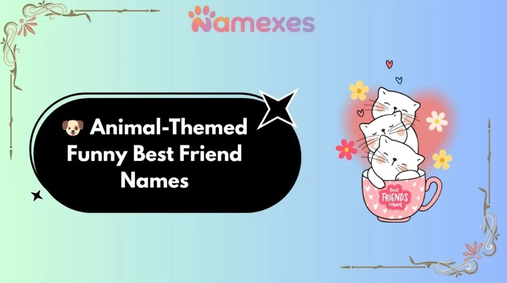 🐶 Animal-Themed Funny Best Friend Names