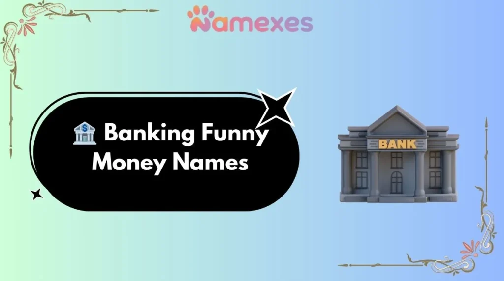 🏦 Banking Funny Money Names