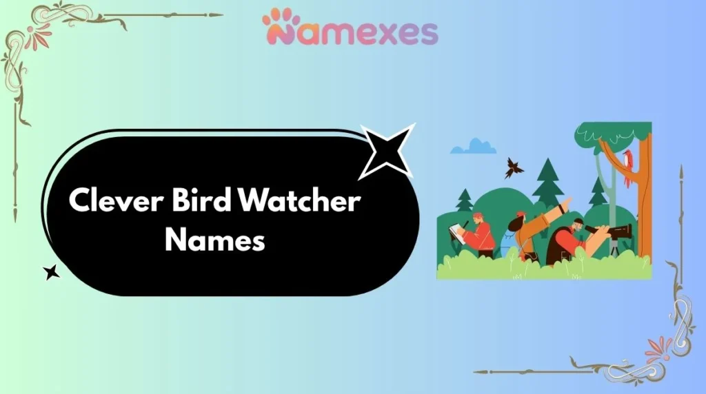 Clever Bird Watcher Names