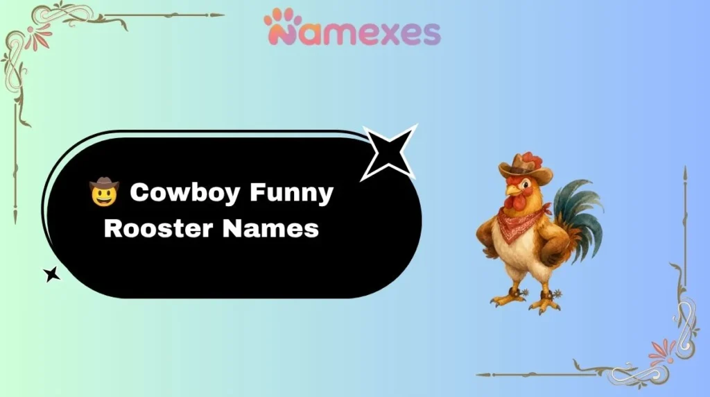 🤠 Cowboy Funny Rooster Names