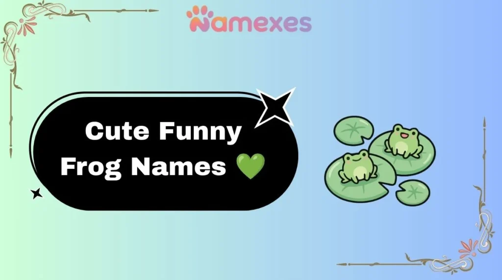 Cute Funny Frog Names ๐