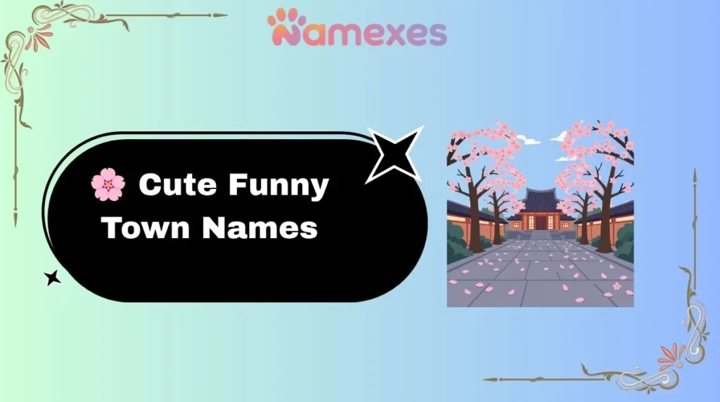 🌸 Cute Funny Town Names