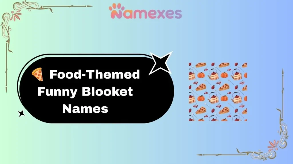 🍕 Food-Themed Funny Blooket Names