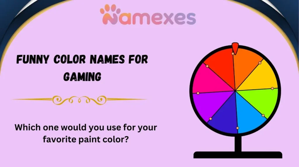 Funny Color Names for Gaming