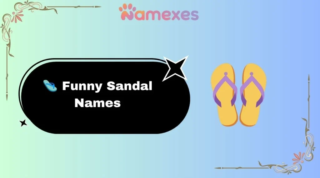 ๐ฉด Funny Sandal Names