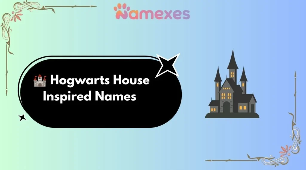 🏰 Hogwarts House Inspired Names
