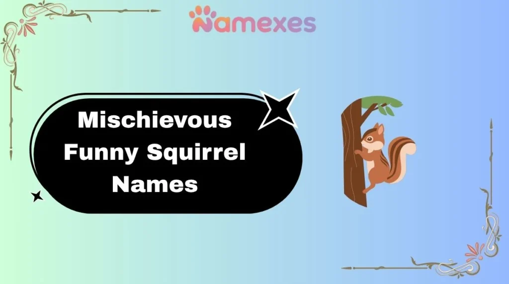 Mischievous Funny Squirrel Names