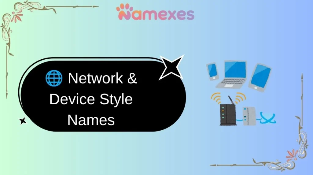 🌐 Network & Device Style Names