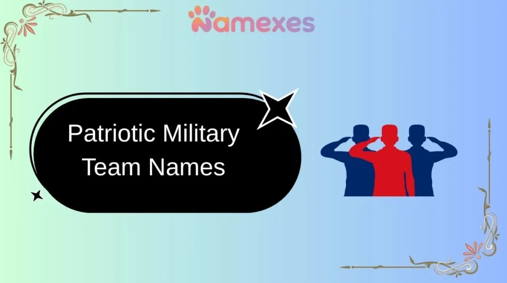 Patriotic Military Team Names