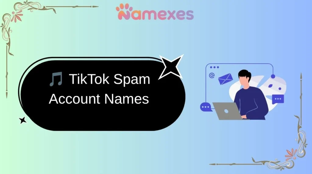 🎵 TikTok Spam Account Names