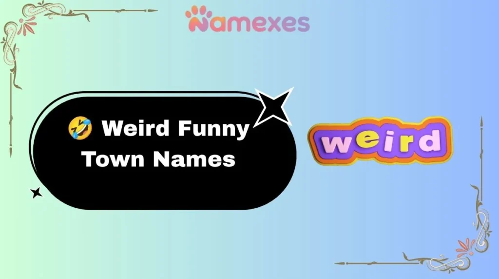 🤣 Weird Funny Town Names