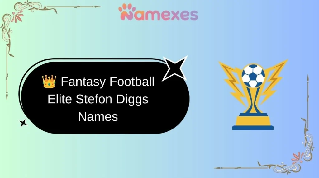 ๐ Fantasy Football Elite Stefon Diggs Names