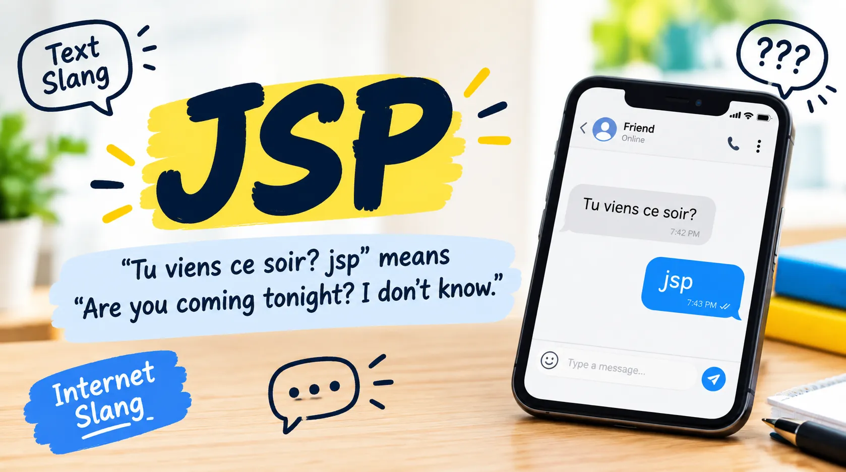 JSP Meaning in Text