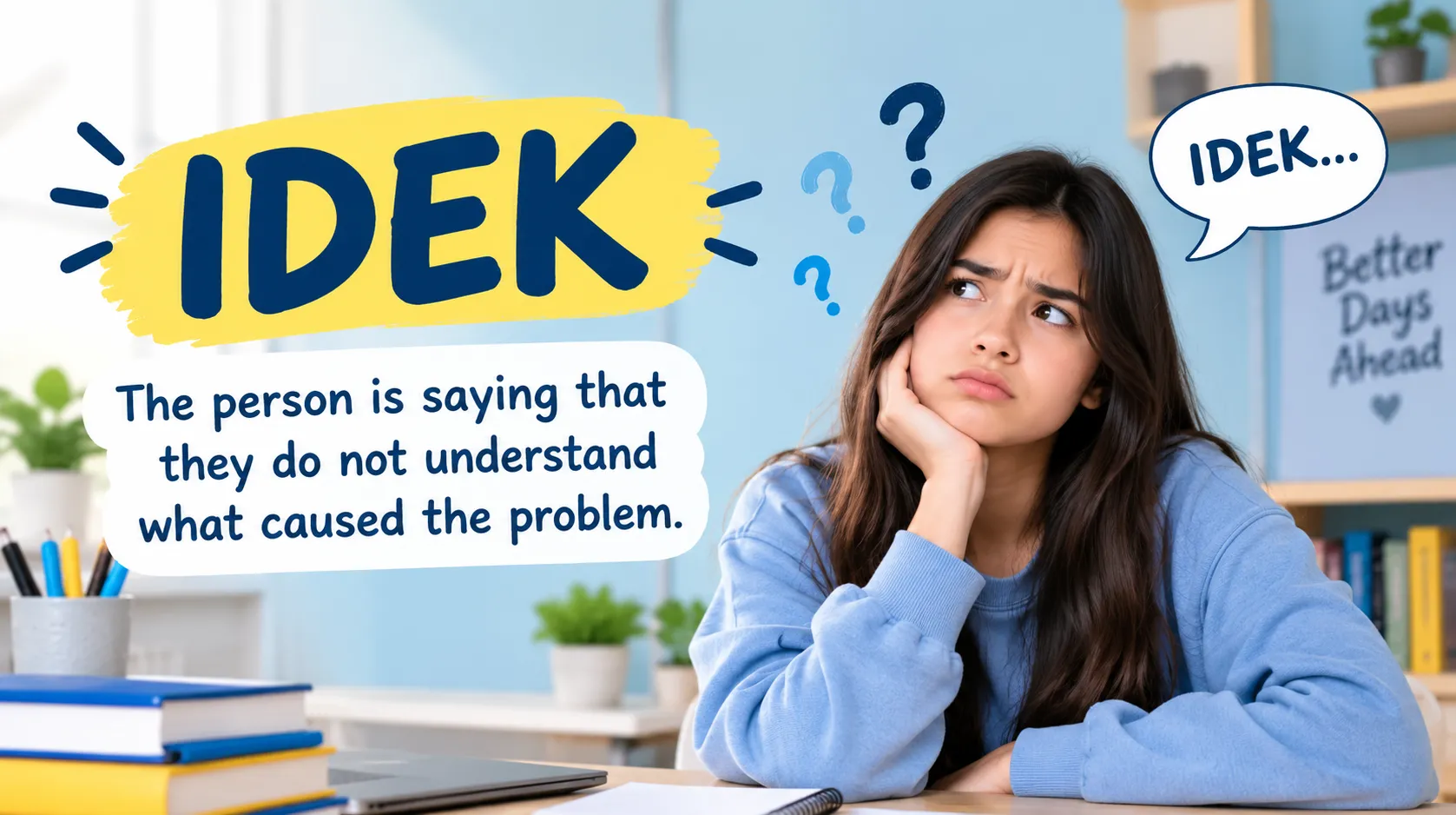 What Does IDEK Mean in Text