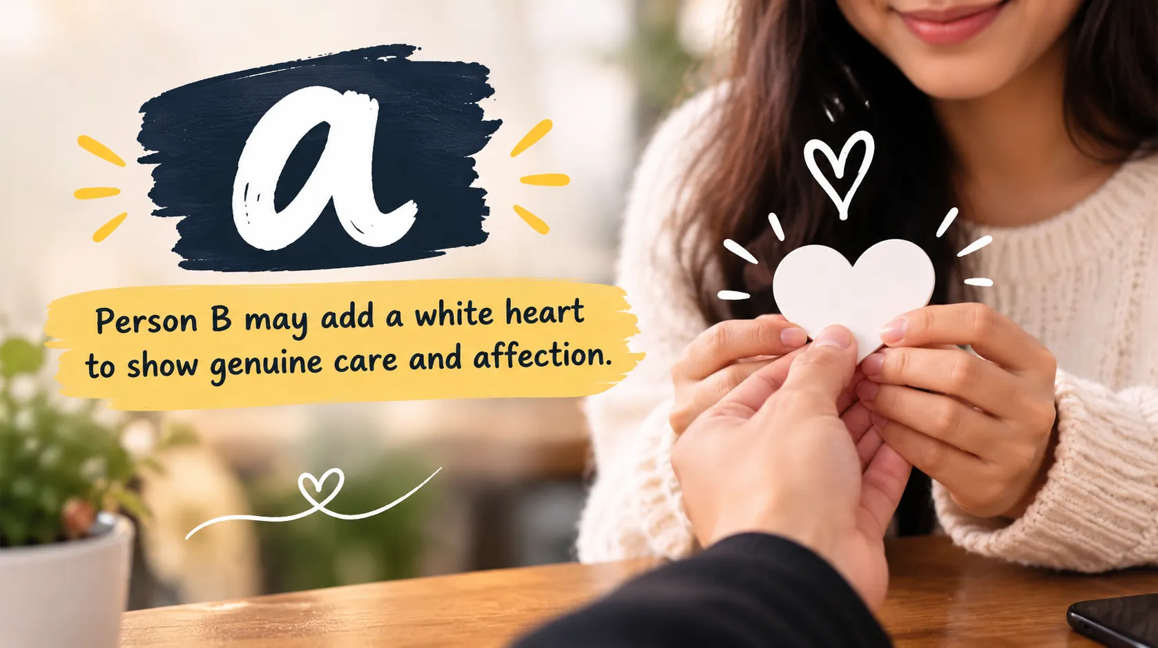 What Does a White Heart Mean in Text
