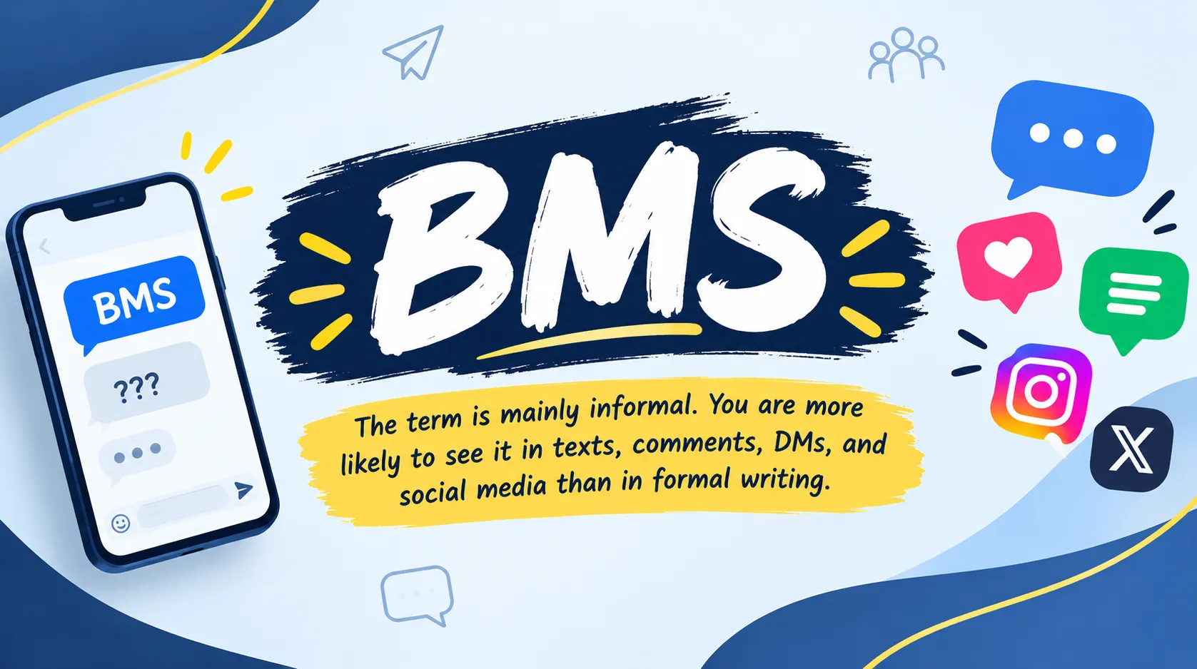 What Does BMS Mean in Text