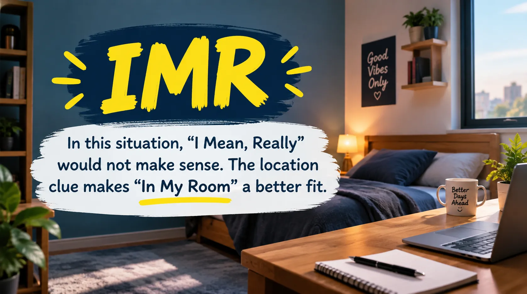 What Does IMR Mean in Text