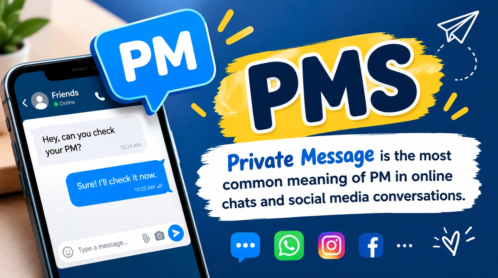 What Does PM Mean in Text