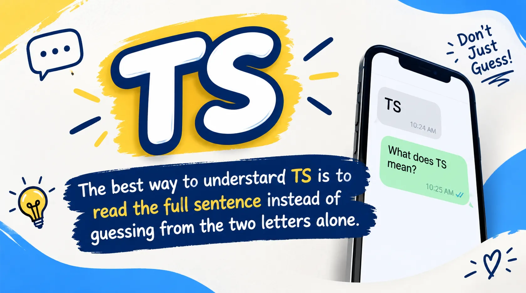 What Does TS Mean in Text